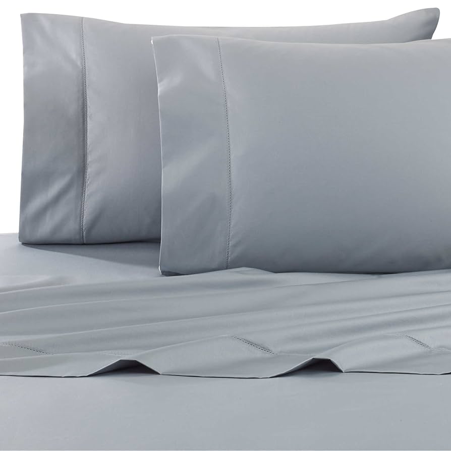 WAMSUTTA 725 thread count クイーンサイズボックスシーツ Amazon.com: Wamsutta Dream Zone Aqua Queen Sheet Set 750